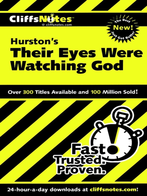 Cover image for CliffsNotes on Hurston's Their Eyes Were Watching God